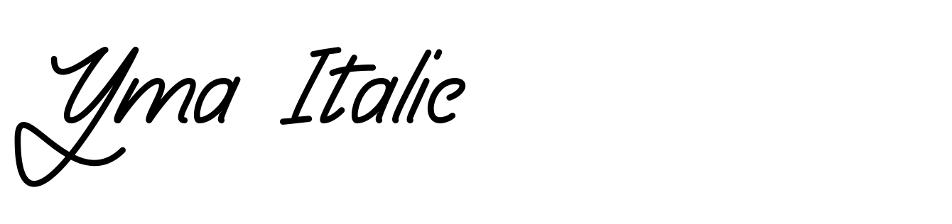 Yma Italic